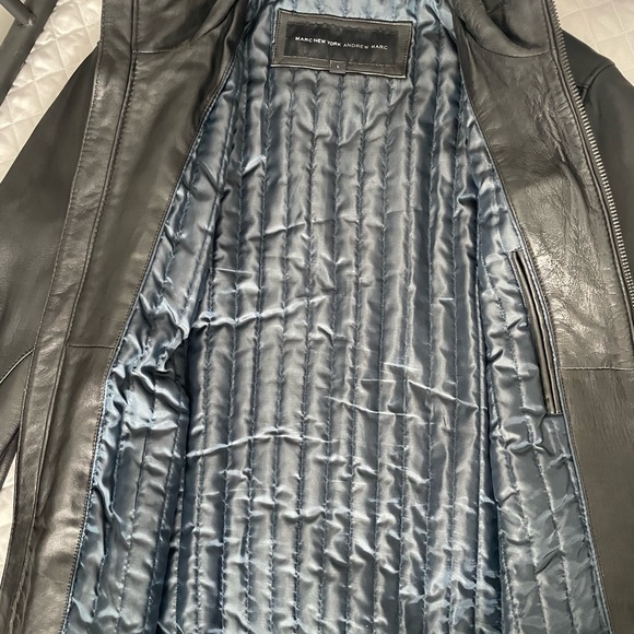 Men's Black Leather Jacket - Picture 5 of 9